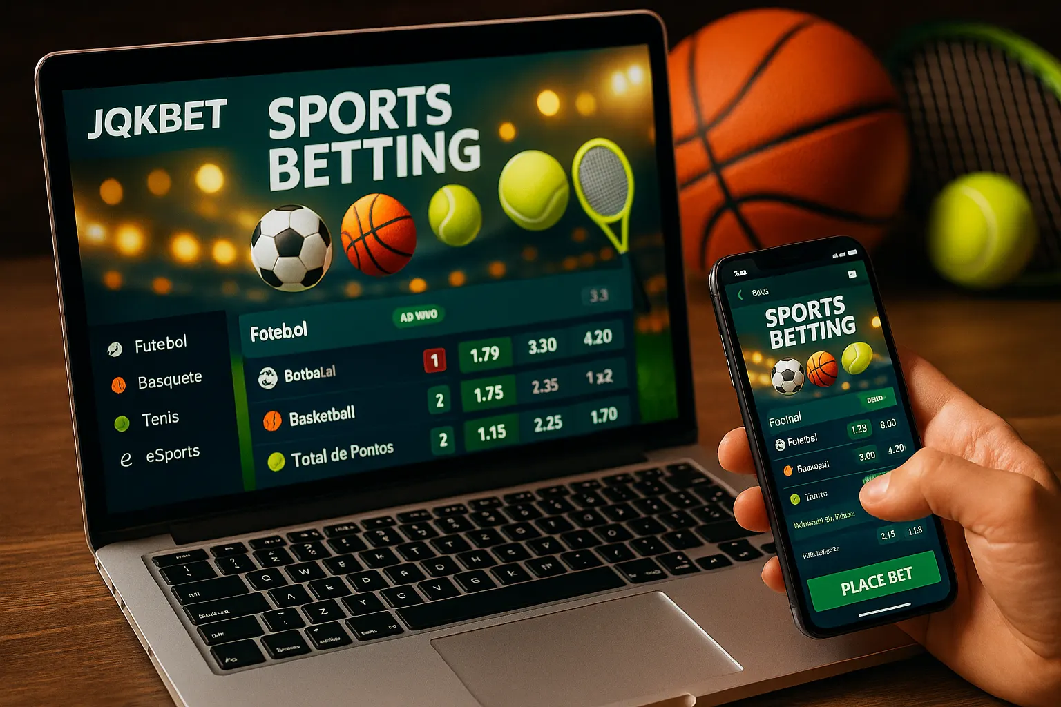 Aposte em apostas esportivas no cassino online JQKBET