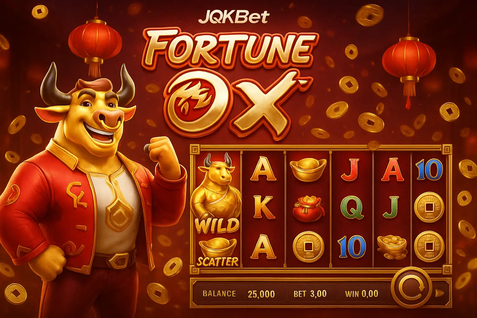 Fortune Ox no JQKBET - Aposte Agora e Reivindique Seus Ganhos