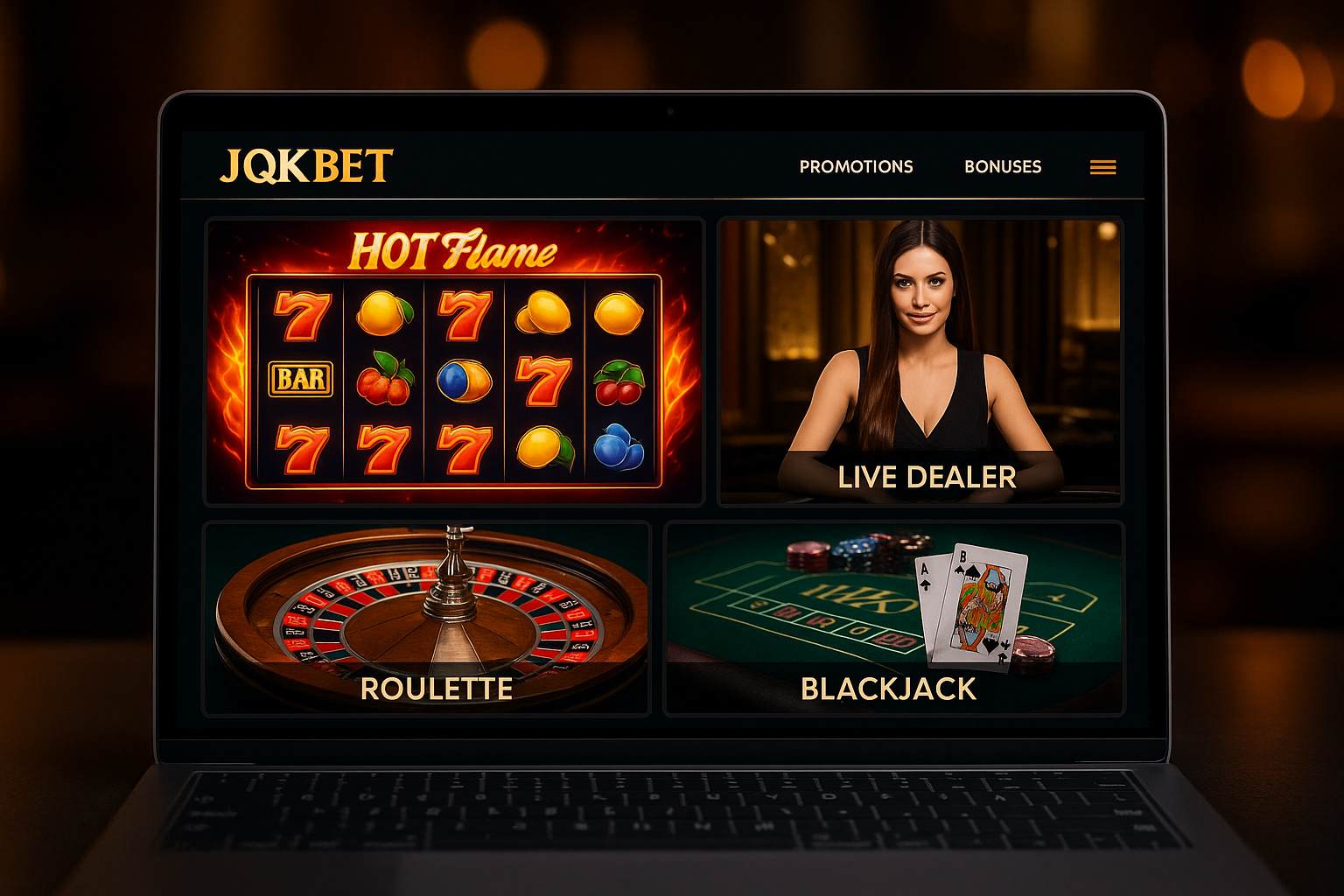 Jogos de cassino online JQKBET