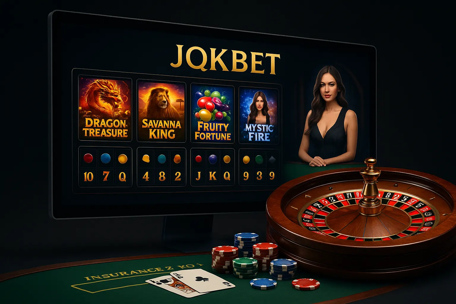 Jogos de cassino online inovadores e emocionantes na JQKBET